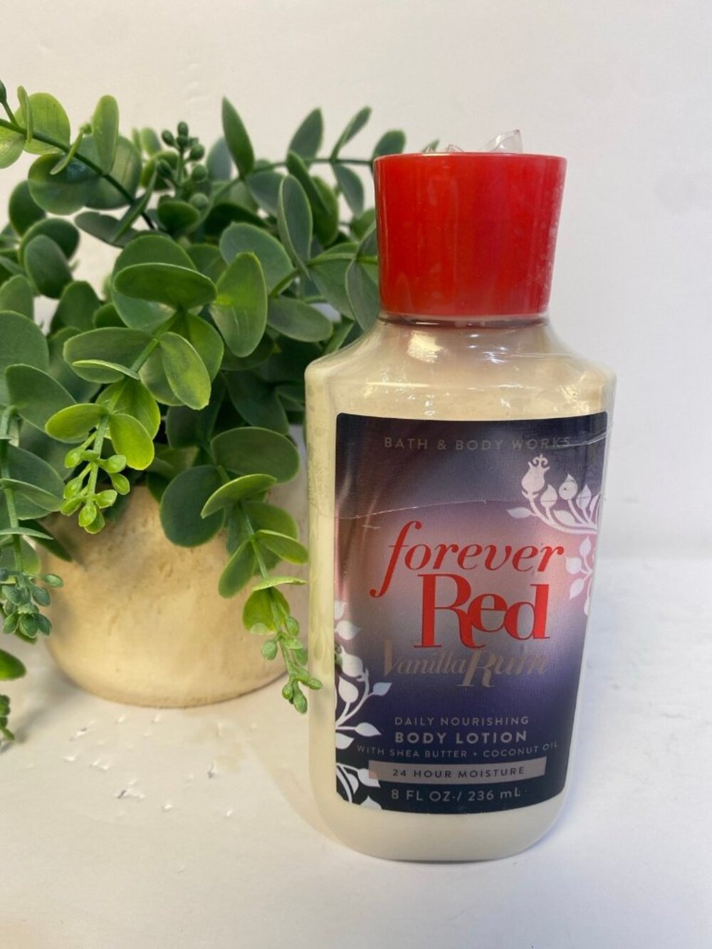 “Forever Red Vanilla Rum” Bath & Body Works New Full Size Body Lotion